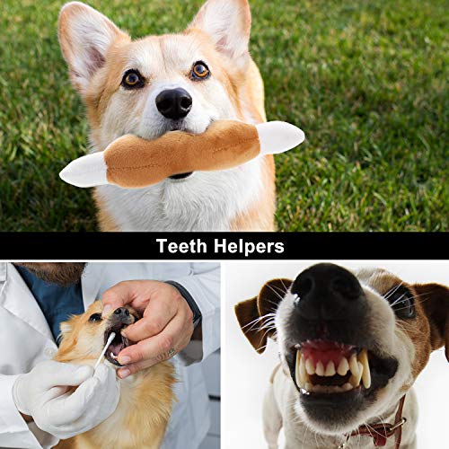 Nocciola Dog Squeaky Toys, Plush Small Dog Toys for Dogs, Stuffed with Squeakers,12 pcs Puppy Toys with a Carrying Bag for Small Medium Size - style: 12 PCS