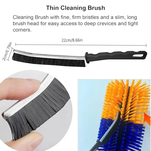 Toys for Pigs - Piglets Accessories for Stress and Boredom Relief, Self-Grooming Scratch Brush for Farm Pigs, Goats & Sheep, Stiff Bristles, Post, Fence or Wall Mounted