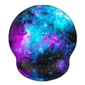 ToLuLu Mouse Pad with Wrist Rest Support, Gel Non-Slip Rubber Base Mousepad | Ergonomic Cute Mouse Pad, Mouse Wrist Rest Pad for Laptop Computer Home Office Working Gaming Pain Relief, Nebula Galaxy - color: Nebula Galaxy