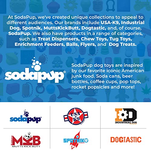 SodaPup Honeycomb Enrichment Bowl – Durable Enrichment Feeder Made in USA from Non-Toxic, Pet-Safe, Food Safe Material for Mental Stimulation, Slowing Down Eating, Healthy Digestion, & More - color: Blue Honeycomb eBowl