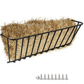 Hay Feeder Goat, 64.17 x 21.26 x 12.2 Multiple Sided Goat Hay Rack, Heavy Duty Galvanized Metal Wall Hay Rack for Sheep Horses, etc - size: 64.17 INCH