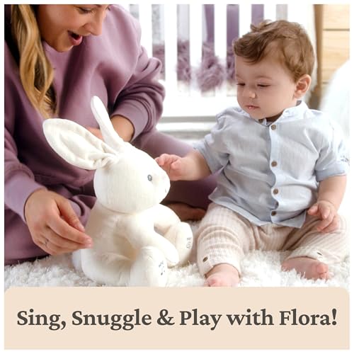 GUND Baby Flora Bunny 12-Inch Interactive Animated Musical Baby Toy - style: Flora
