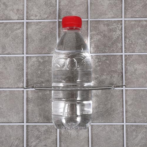 10 Pcs Extension Spring with 2 Clips for Rabbit Water Bottles Metal Wire Cage Accessories for Small Animal Water Bottles, Rabbit/Hamster/Guinea Pig Dispenser Holder, Drinking Supplies (3.1 inch/8 cm)