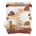 Hamster Cage Small Animal Cage 3 Layers Cage Size：14.17"(W) X10.63(L) X16.73 (H) Suitable for Hamsters up to 3.5 inch in Length