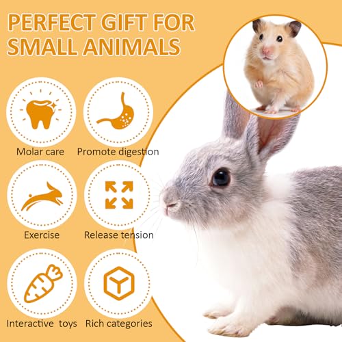 30PCS Guinea Pig Hay Grass Cake Food Set Natural Rabbit Chew Toys for Teeth | Hamster Toys, Bunny Chew Toys Timothy Hay Treats for Rabbits Chinchillas Rats, Small Animals Teeth Grinding - size: 30Pack-grass cake