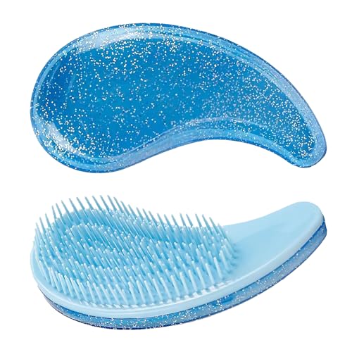 Puppy Brush, Soft Dog Brush for Grooming, Puppy Hair Remover Brush Comb, Grooming Tool for Poodles,Teddy, Yorkies, Maltese, Shih Tzu, Chihuahua, Starsky Blue - color: Starsky blue