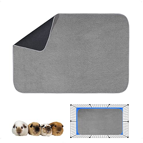 Guinea Pig Bedding, Cage Liners, Washable, Reusable & Leakproof | Premium Fleece Material, Instant Absorbent, Anti-Slip Bottom, Ideal Pee Pads for Small Animals. - size: C&C 2x3 (1 Pack)