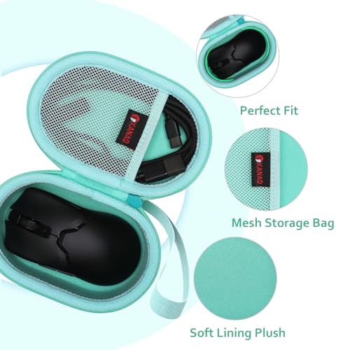 XANAD Mouse Case for Logitech/Razer/Apple/HP Mouses,for Logitech G502 / G305 / G502 Hero / G502 X Plus / G502 X/G PRO/G PRO X or Razer Deathadder V2 X / V2 Pro / V3 & Viper V2 Pro / V3 Mouse(Green) - color: Green