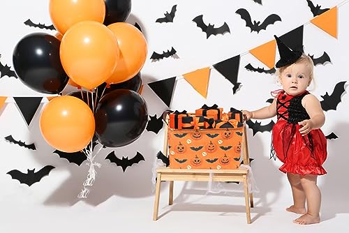 Rectangular Halloween Baskets,Pumpkin Basket for Kids with Handles. Candy Basket,Books Bins. (Halloween Pumpkin) - color: Halloween Pumpkin