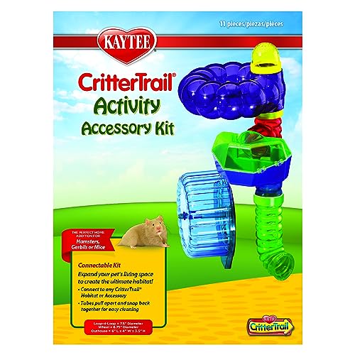 Kaytee CritterTrail Fun-nel Activity Accessory Kit Hamster Tubes - size: Activity Accessory Kit