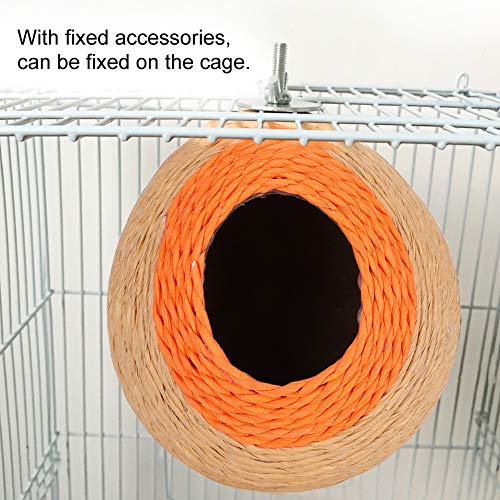 Hand Made Woven Bird Nests,Dove Nesting Box,Morning Dove Nesting Box,Coconut Shell Hatching Nesting Cage Cave for Parrots Hamster