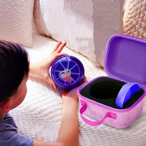 YouKnow Travel Case for Bitzee Hamster Ball Interactive Toy - Shockproof Storage Box with Custom Foam Insert & Carry Handle, Fits Electronic Pet Toy + Dock (Only Case) (Purple) - color: Purple
