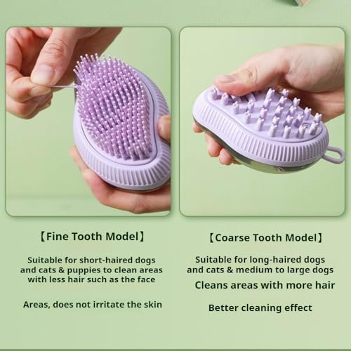 1Pcs Blue Pet Silicone Bath Dog Brush for Shedding,Cat Bushes for Indoor Cats Cleaning Massage