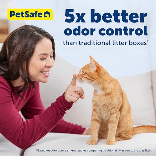 PetSafe ScoopFree Crystal Litter Tray Refills – Lavender Crystals, 3-Pack – Disposable Tray – Includes Leak Protection & Low Tracking Litter – Absorbs Odors on Contact - size: 3-Pack