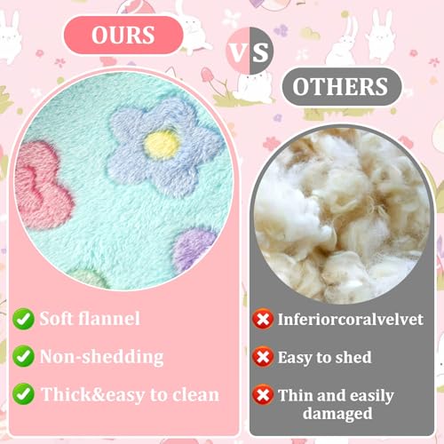 PETKNOWS Rabbit Bed,5.7" x 14" Padded Concave Nest for Small Pets | Plush Material, Cuddle Comfort, Concave Design, Lounger Pillows, Rabbit/Hamster/Guinea Pig Use, Easy Clean, 15.7x14"