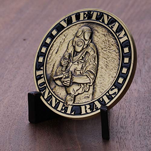 Tunnel Rat Challenge Coin - Vietnam Tunnel Rats - Designed by Military Veterans for Veterans!
