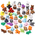 50 pcs 3D Printed Animal Figurines, Mini Articulated Animal Figurines Toys, Party Favors, Pocket Fidget Toys, Goodie Bag Stuffers, Exchange Gifts, Desk Pets, Classroom Rewards for Kids, Birthday Gifts - style: Animal 50