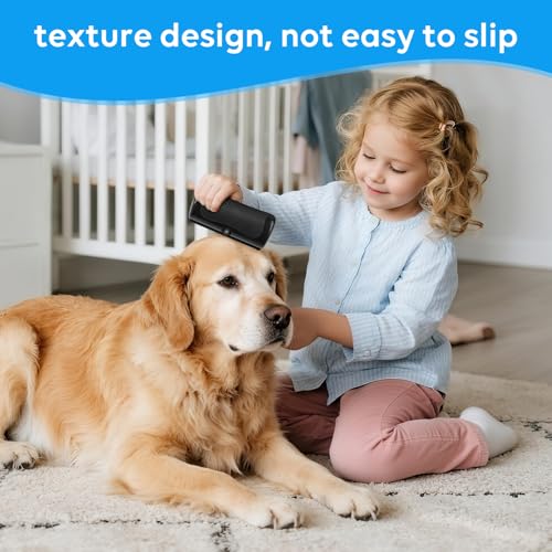 Deshedding Dog Brush, Grooming Deshedding Brush Ergonomic Pet Groomer Tool | For Dogs, Cats, Rabbits, Horses Remove Short and Long Hair