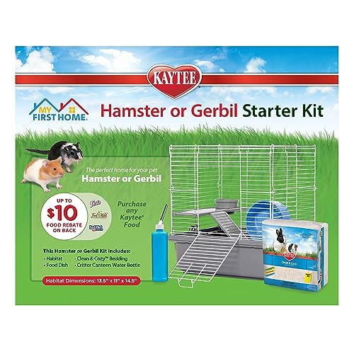 Kaytee My First Home Starter Kit Habitat for Pet Hamsters or Gerbils