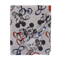 Disney Mickey Mouse - Grey, Navy & Red Super Soft Plush Baby Blanket, Grey, Nay, Red - color: Disney Mickey Mouse Grey, size: 30x36 Inch (Pack of 1)