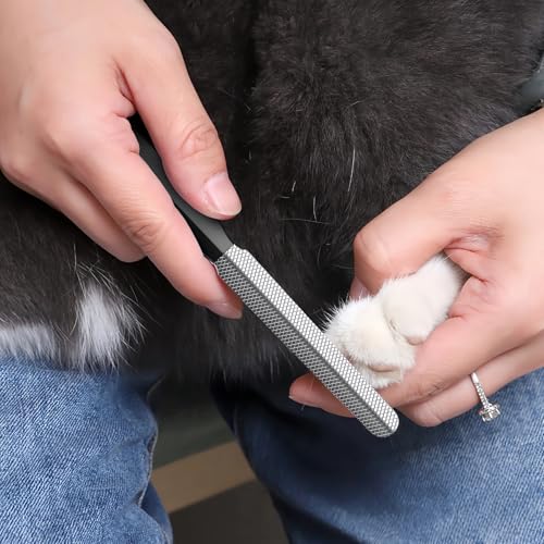 Dog Nail Clippers,Dog Nail Trimmers for Small Medium Dogs and Cats - Professional Grooming Tool with Safety Lock, Sharp Stainless Steel Blade Prevents Splitting，Includes Nail File (Green-mini) - size: Green-mini