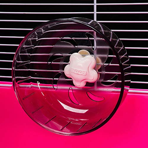 GOLDEAL 5.1 Inches Small Silent Hamster Wheel, Toys for Cage, Super Mute Spinner Exercise Running Wheel for Gerbils or Mice - size: 5.1Inchs