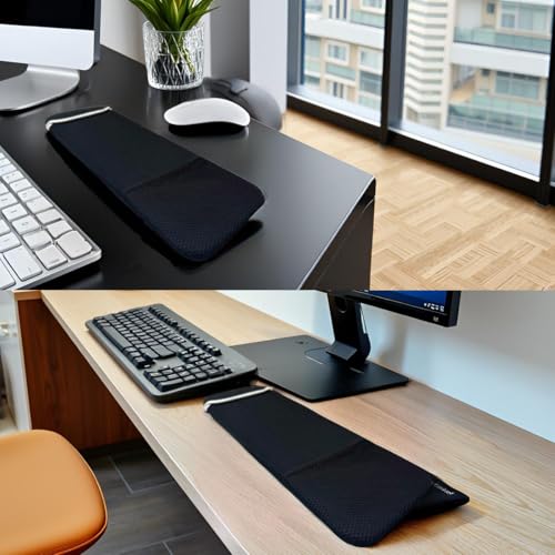 Wanty Black Color Neoprene Dust-Proof Cover Carry Bag Sleeve Protectors Compatible with Logitech MK270 / MK235 / MK295 / MK540 Wireless Keyboard and Mouse Combo