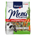 Vitakraft Menu Premium Rabbit Food - Alfalfa Pellets Blend - Vitamin and Mineral Fortified, Carrots, Greens, Grains, Fruits, 5 Lb. - size: 5 Pound (Pack of 1)
