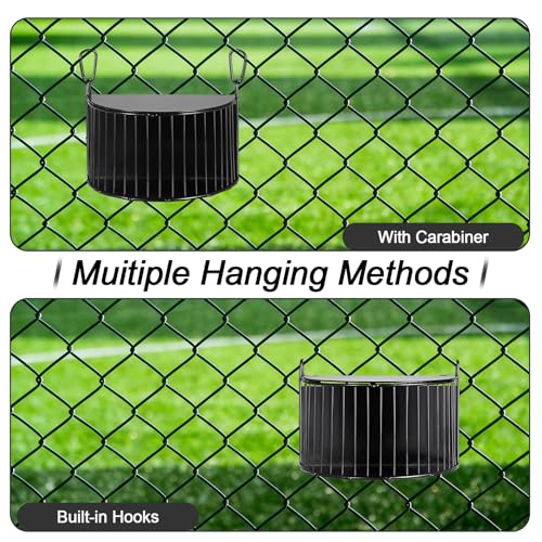 Metal Hay Rack for Rabbits, Bunny Hay Feeder Holder with Tops-Semicircular | Hanging Hay Rack for Guinea Pigs Chinchillas, Hay Feeder with Built-in Hooks, Reduce Mess Feeding Supply for Chinchilla Cage - size: 7.9x5.3x3.9