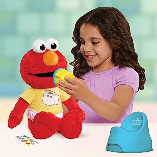 Sesame Street Potty Time Elmo 12-Inch Sustainable Plush Stuffed Animal