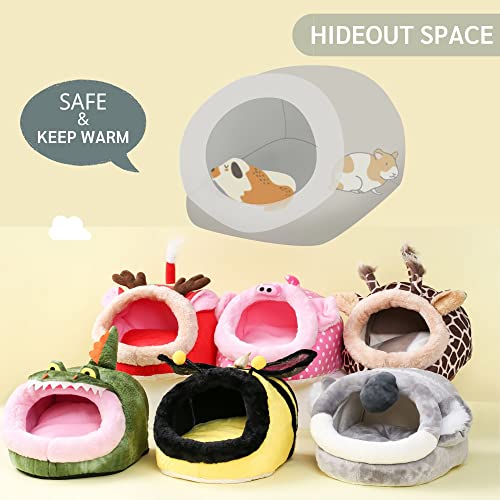 JanYoo Warmer Hedgehog Supplies Toys House Cage Accessories Bed Sleeping Bag (L,Giraffe) - color: 1-Giraffe, size: L