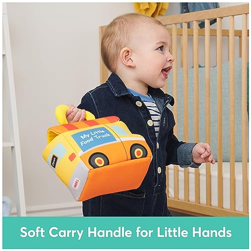 Baby GUND Play Soft Collection, My Little Food Truck 5-Piece Plush Playset with Rattle, Squeaker and Crinkle Sound Toys, Sensory Toy for Babies, 7.5” - style: Food Truck