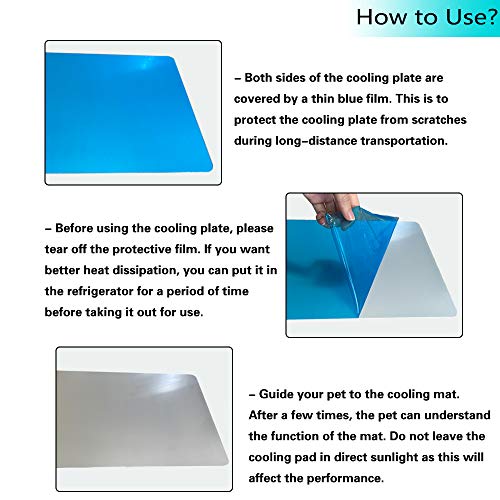 Rabbit Cooling Pad, Hamster Cooling Mat for Rabbit Bunny Hamster Guinea Pig & Other Small Pets Stay Cool -Pet Cool Plate Ice Bed - size: 1 PCS