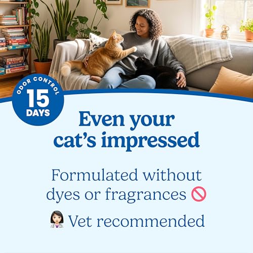 Fresh Step Simply Unscented Multi Cat Clumping Cat Litter, Low Dust, Odor Control with Activated Charcoal Tech, Compatible in Automatic Litter Boxes, 14 lb. - size: 14lb (Pack of 1)