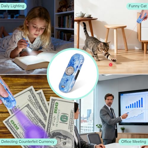 TBTeek Cat Toy, Finger Rotatable, 3 Modes, 5 Fun Patterns | Rechargeable, Portable Dog Cat Toy for Indoor Cats Chasing Exercise - size: 1pc finger rotatable