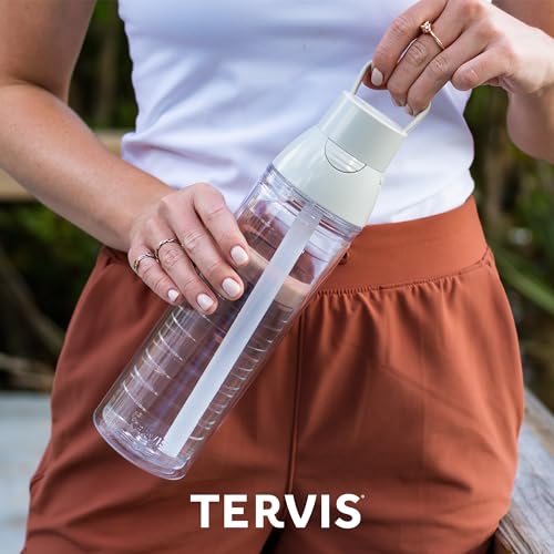 Tervis 24oz Tritan Water Bottle | Disney - Mickey Mouse Model | Made in USA, Leakproof, Double-wall Insulated, Shatterproof, BPA-Free, Dishwasher Safe, Fits Most Cupholders, Gifts under $35 - color: Clear, size: 24oz - 1pk