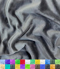 Barcelonetta | Minky Fabric | Plush, Super Soft, Cuddle | Solid Minky | by The Yard | 60" Wide | Baby Blanket, Change Station Cover, Pillow, Scarf, Beanie (Charcoal, 1 Yard) - color: Charcoal, size: 1 Yard