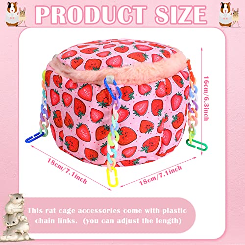 Maitys 2 Pcs Rat Bed Hanging Rat Hammock Guinea Pig Bedding Soft Warm Ferret Bedding Pet Cage Accessories Small Animal Play Sleep Bed for Ferret Sugar Glider Hamster Chinchilla Mice Squirrel
