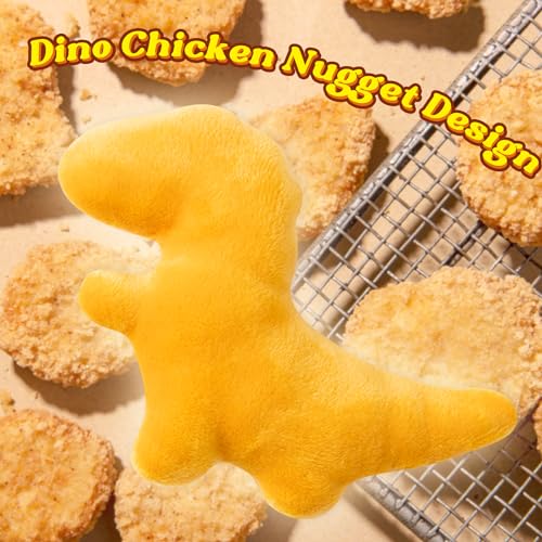 MALLMALL6 Catnip Toys for Cat - 5Pcs Dino Nuggets Cat Toy, Indoor Kitten Chew Bite Kick Dinosaur Chicken Nugget Catmint Interactive Pet Supplies, Cute Pet Gifts for Kitten Lover - style: Dino Nuggets