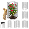 5 Pack Plant Protector from Animals, Wire Mesh Plant Cages for Garden – Sturdy Metal Plant Protectors to Keep Rabbits, Squirrels, and Animals Out – Ideal for Vegetables, Flowers, and Outdoor Plants - size: 5PACK-12*12inch