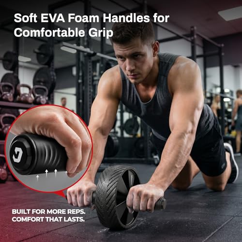Vinsguir Ab Roller Wheel - Ab Workout Equipment for Abdominal & Core Strength Training, Home Gym Fitness Equipment for Men Women
