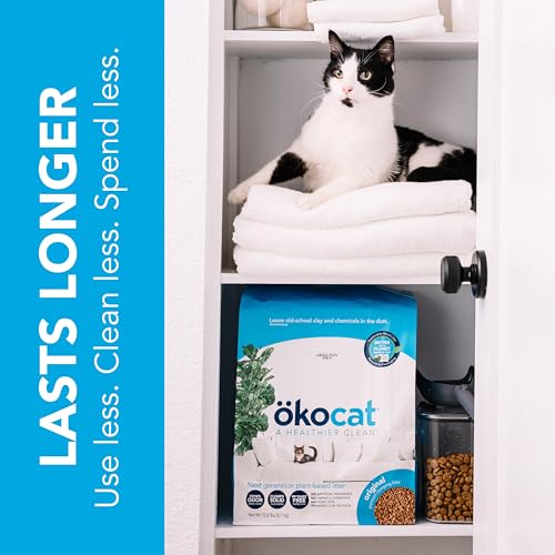 ökocat Original Natural Wood Clumping Cat Litter, Odor Control 26 lbs - size: XL, style: Original