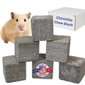 Chinchilla Chew Toys, Pumice Chew Blocks, Lava Block for Hamster, Rat, Mice, Degus, Gerbils, Small Animal Toys, Guinea Pigs, Rabbit Toy, Bunny Toy by Billy Buckskin (Pack of 6)Mined in USA - size: 1 Count (Pack of 6)