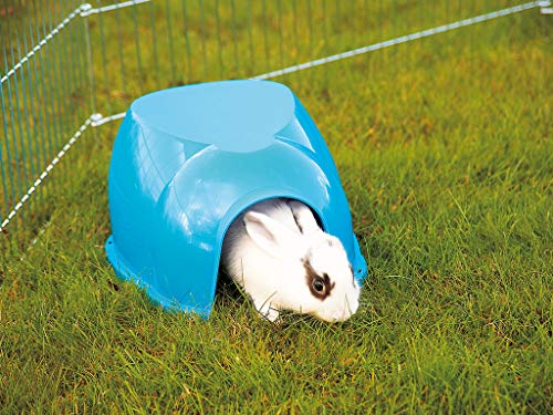 Lixit Igloos and Hideaways for Guinea Pigs, Rats, Mice, Hamsters, Gerbils and Other Small Animals (Large) - color: Blue, size: Large