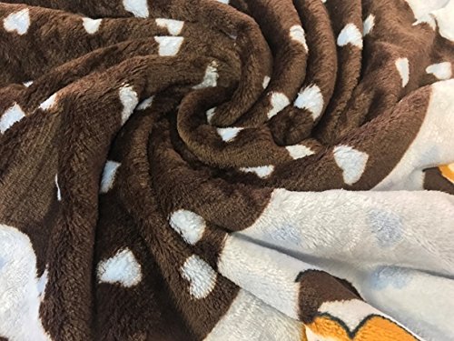Snuggle Puppy Blanket for Pets - Cozy Dog Blanket for Small Dogs - Machine Washable Dog Blanket in Blue - color: Blue