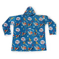 Jay Franco Wearable Throw Blanket – Oversized Plush Hooded Blanket with Pocket, Ultra Soft Cozy Fleece Throw for Lounging, Travel, Blue - Mickey Mouse, 34x38 - Adult - color: Blue - Mickey Mouse, size: Adult