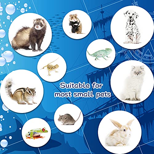 Jetec Shark Guinea Pig Bed Hideout Guinea Pig Animals Bed House Warm Small Hamster Nest Sleeping Mat Cushions Dutch Hamster Hedgehog Rat Chinchilla(Gray) - color: Gray