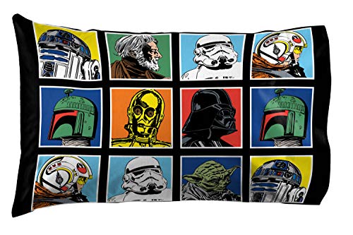Star Wars Full Size Comforter Set 5 Piece Soft Bedding for Boys, Multi | Darth Vader, Bed in a Bag, Comforter Sheets Pillowcases, Official Product, Soft Microfiber, Machine Washable, Boys Gift - color: Multi - Star Wars, size: Full