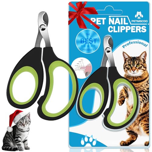 Cats & Dogs Pets Nail Clippers & Trimmers Rabbit Nail Clippers cat Nail Clippers for Indoor Cats cat Claw Clippers with Safety Guard Professional Grooming Tool for Cat Kitten(Green) - color: Green