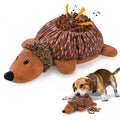 LIFLIX 2 in1 Interactive Hedgehog Dog Toy, Plush Dog Treat Puzzle Toy, Enrichment Toys for Puppy(Not for Aggressive Chewers)